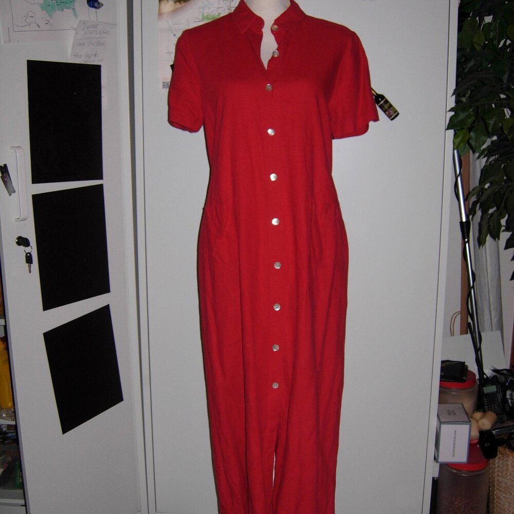 Casual Corner Annex Petite Linen Blend Dress 8P